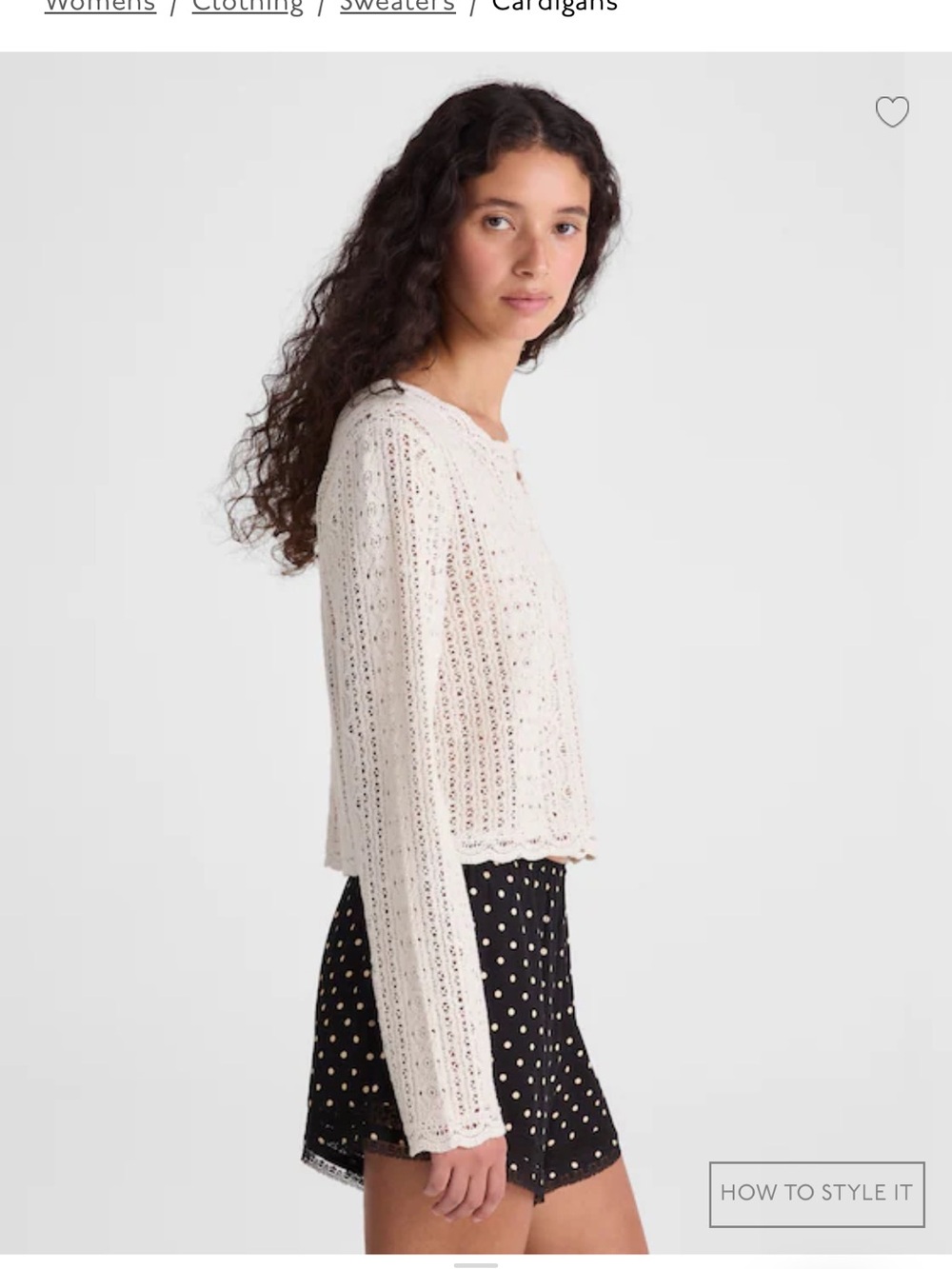 NWT! Madewell Open-Knit Lace Cardigan - Retail $168 - Picture 4 of 11